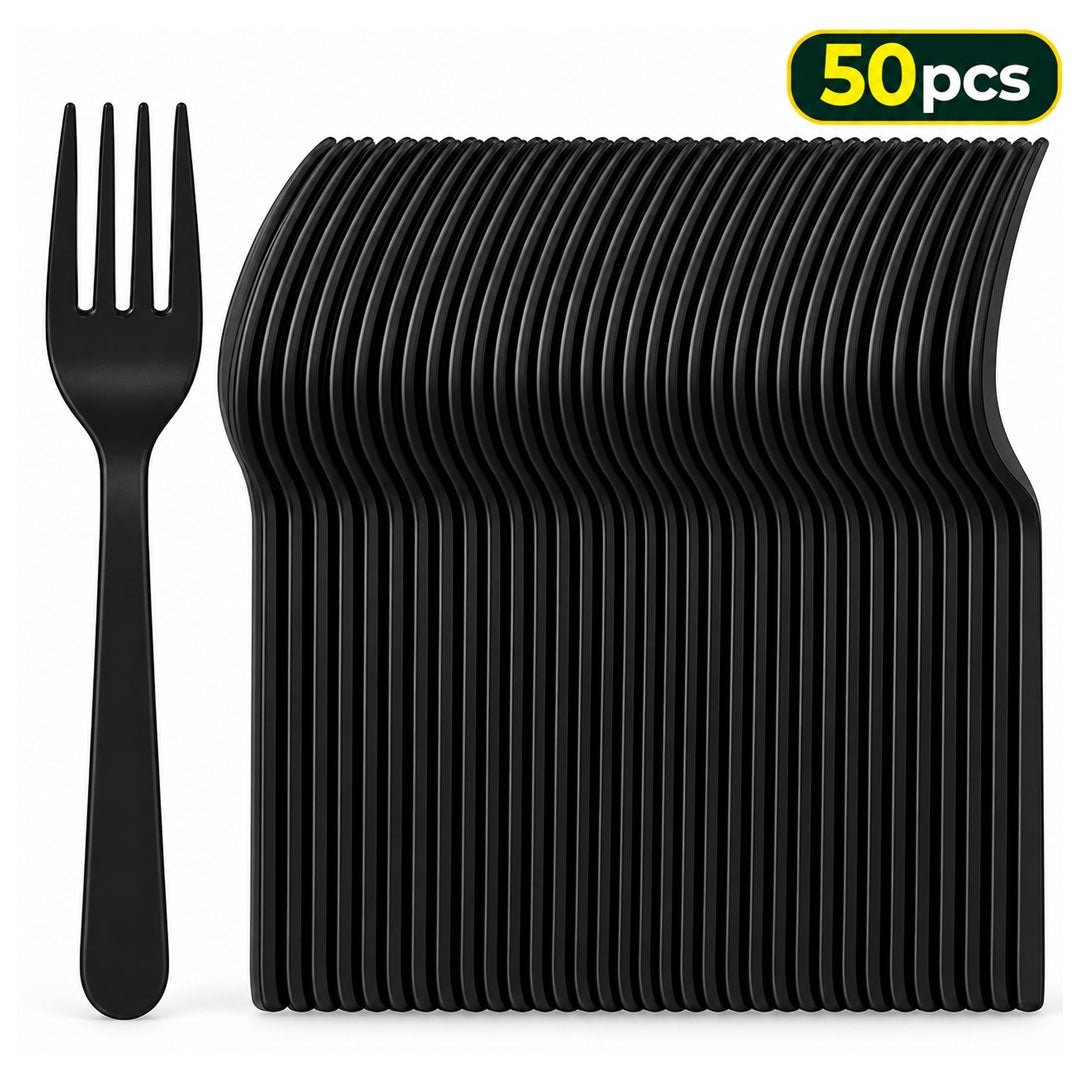 Fork HD black 50pcs