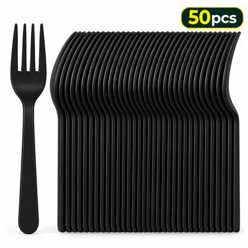 Fork HD black 50pcs