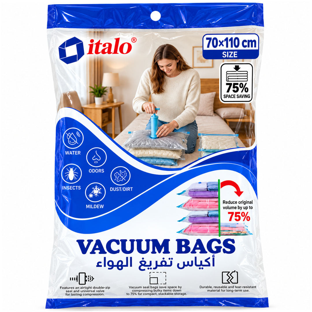 ITALO VACUUM BAG & PUMP 70X110