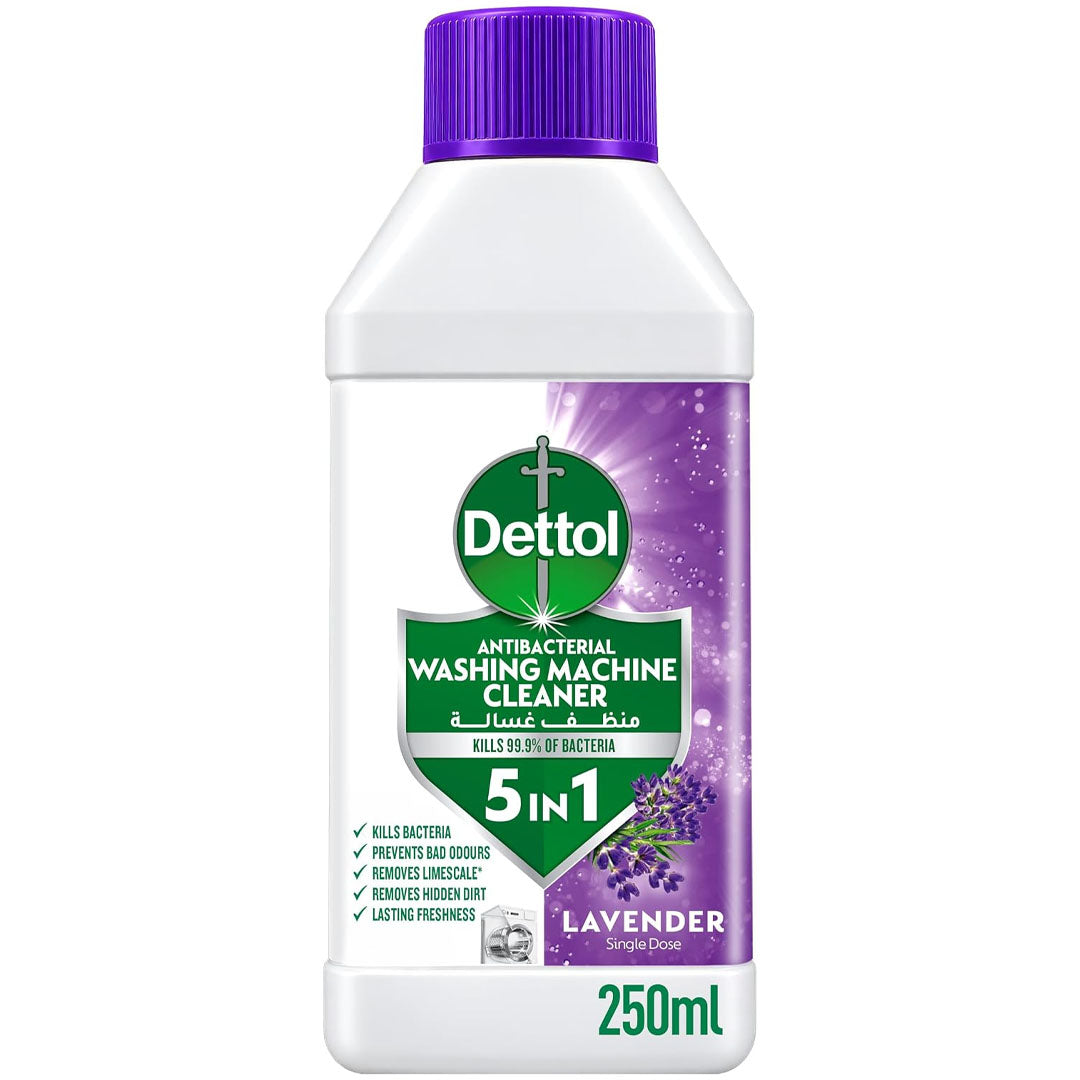 Dettol Antibacterial Washing machine Cleaner 250ml Lavender