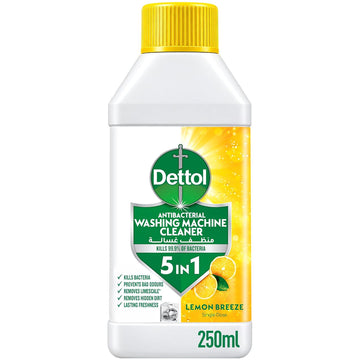 Dettol Antibacterial Washing machine Cleaner 250ml Lemon Breeze