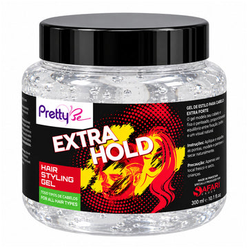 Pretty Be Hair Gel Extra Hold White 300ml