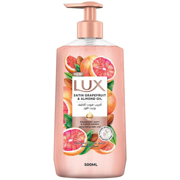 Lux Perfumed Hand Wash 500ML Satin Grapefruit & Almond Oil
