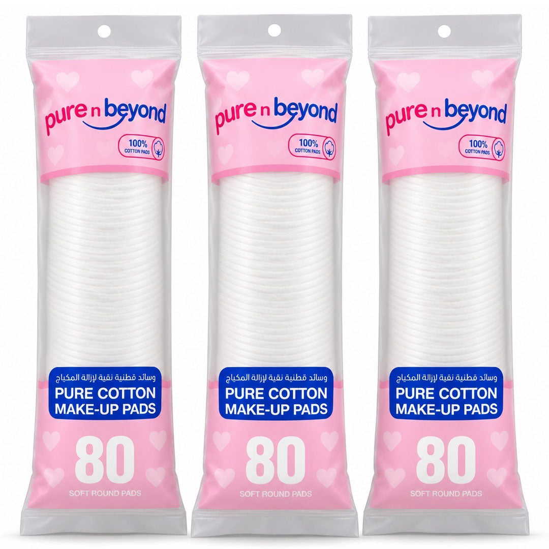 Pure n Beyond Cosmetic pads 3X80s