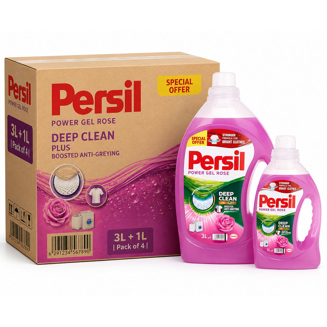 Persil Gel Rose 3L+1L   |   Pack of 4