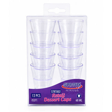 ST- RETAIL CLEAR SHORT GLASS 60 ML [ES271] 12PCS