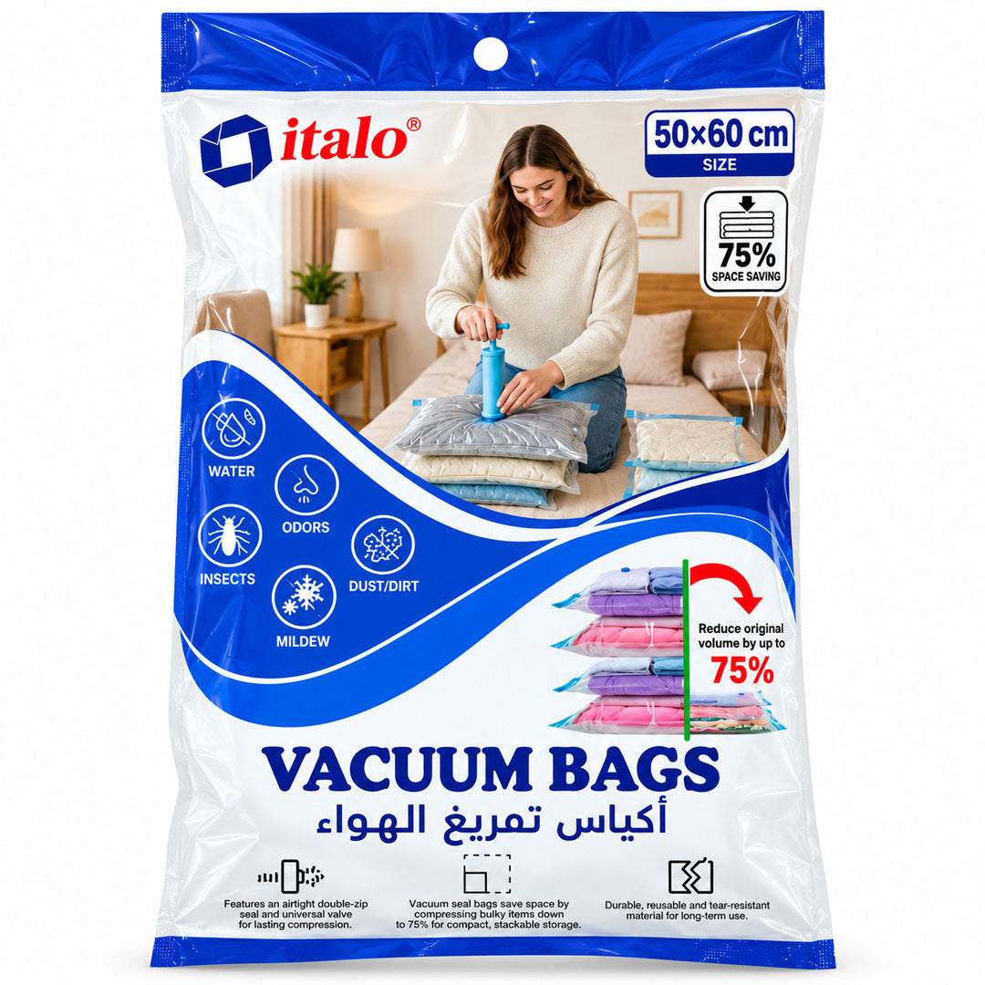 ITALO VACUUM BAG & PUMP  50X60