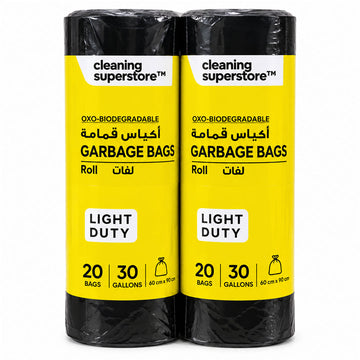 CG HD Garbage Black Rolls S | 60X90CM | 20 Bags | 30 gallons | 2 rolls