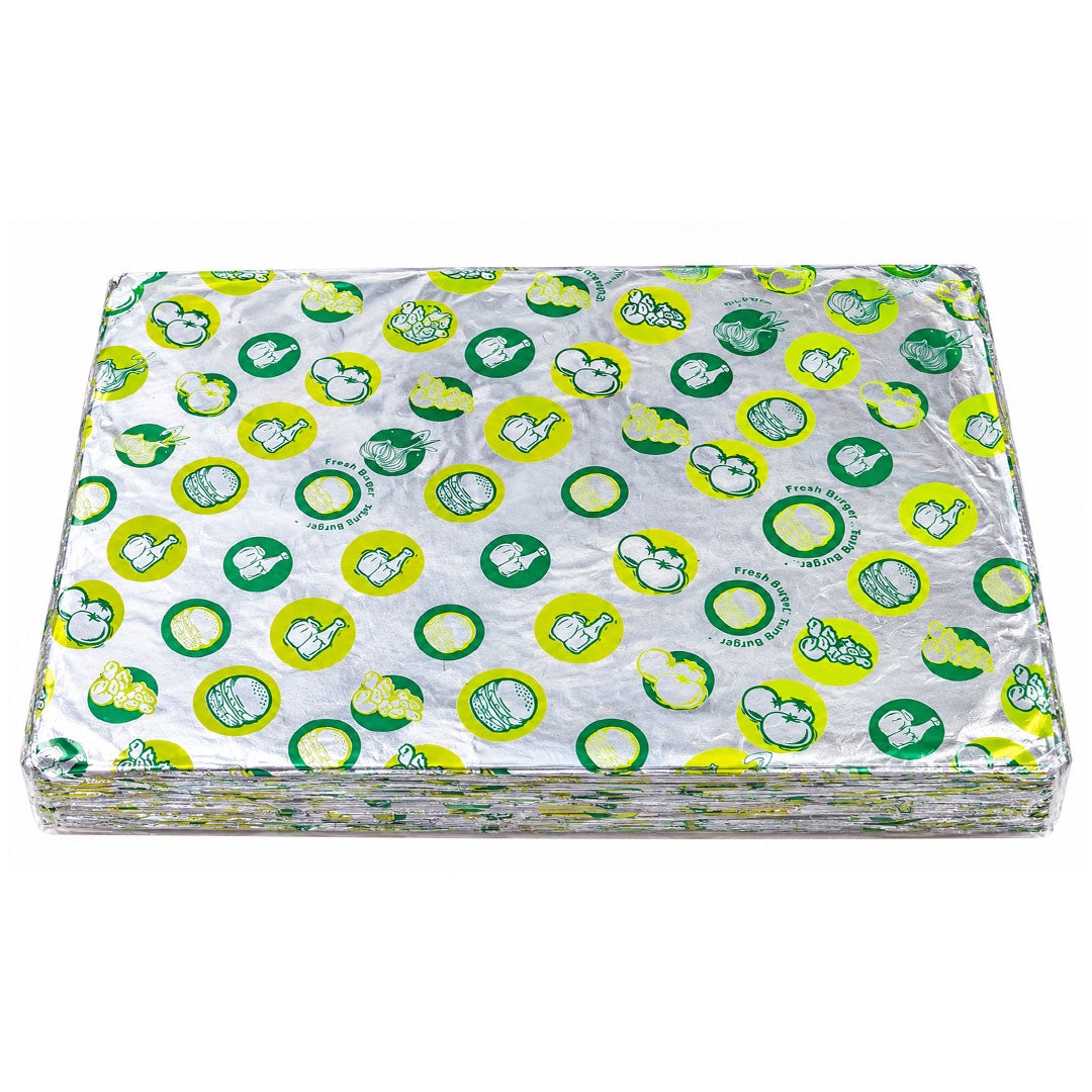 Burger Foil Wrapper 25X35CM - 500 PCS