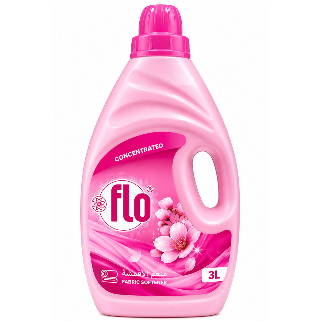 FLO Concentrated Fabric Softener  Pink 3L