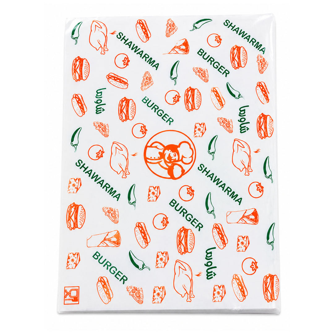 Sandwich Paper Printed 25X35CM 350PCS