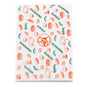 Sandwich Paper Printed 25X35CM 350PCS