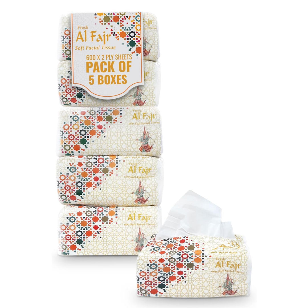 AL FAJR Nylon Pack 600 Sheets | Pack of 5