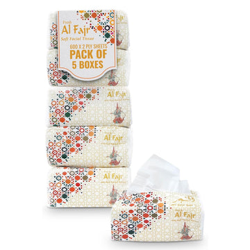 AL FAJR Nylon Pack 600 Sheets | Pack of 5