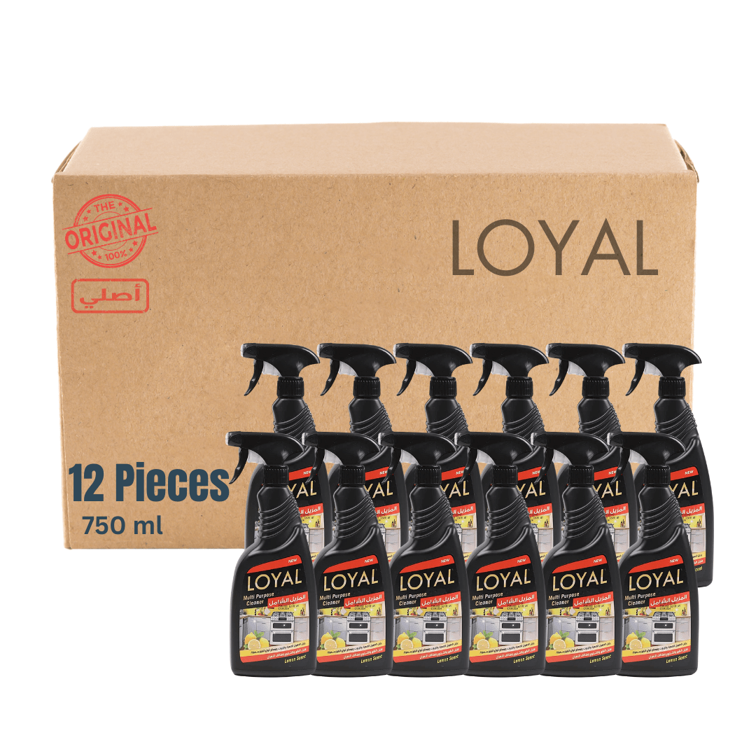 Loyal Multi Purpose Cleaner 750ML Lemon Scent | Pack of 12 (CTN)