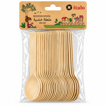 ITALO WOODEN SPOON ROUND