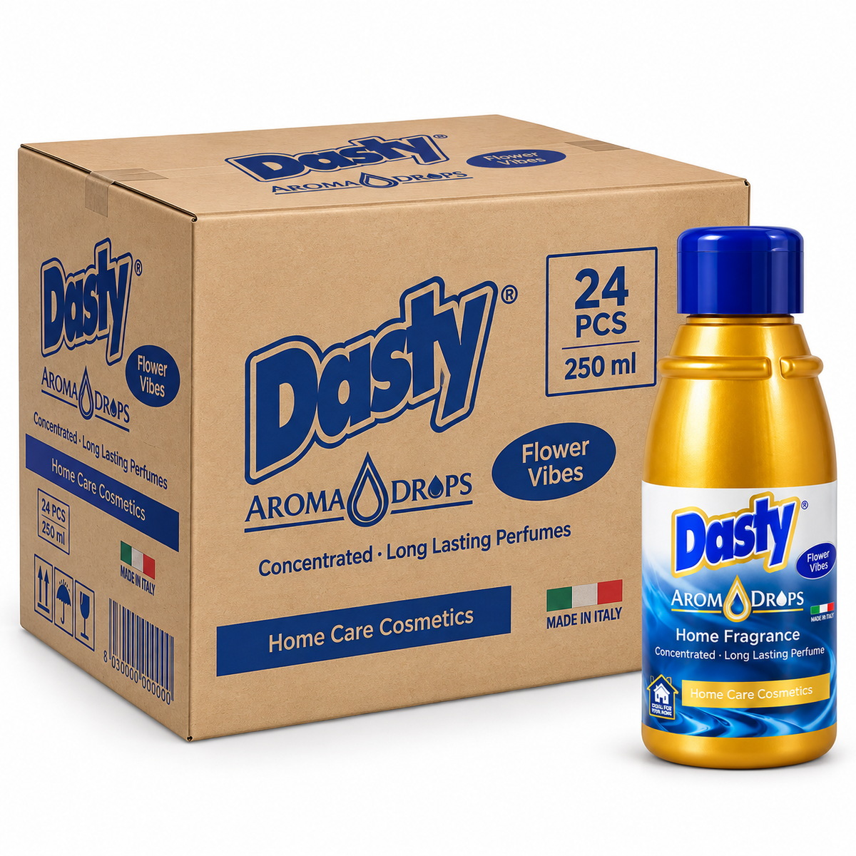 Dasty Aroma Drops Flower Vibes 250ml-Pack of 24