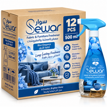 Sewar Fabric & Furniture Freshener 500ml Blue Elegance pack of 12