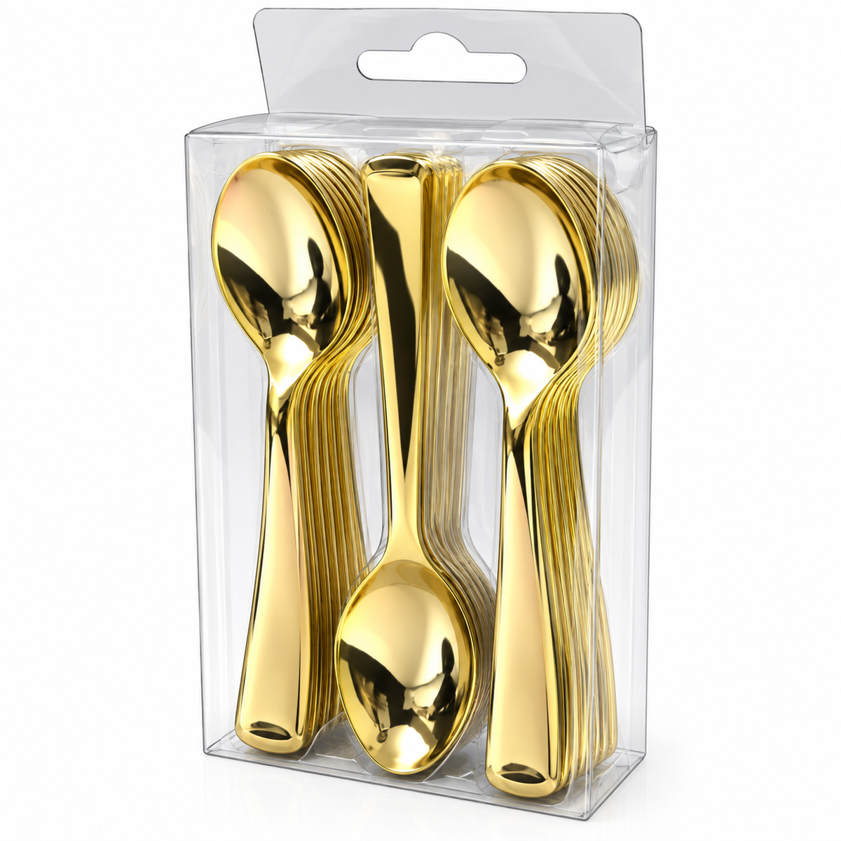 DISP. SPOON GOLD 24PCS