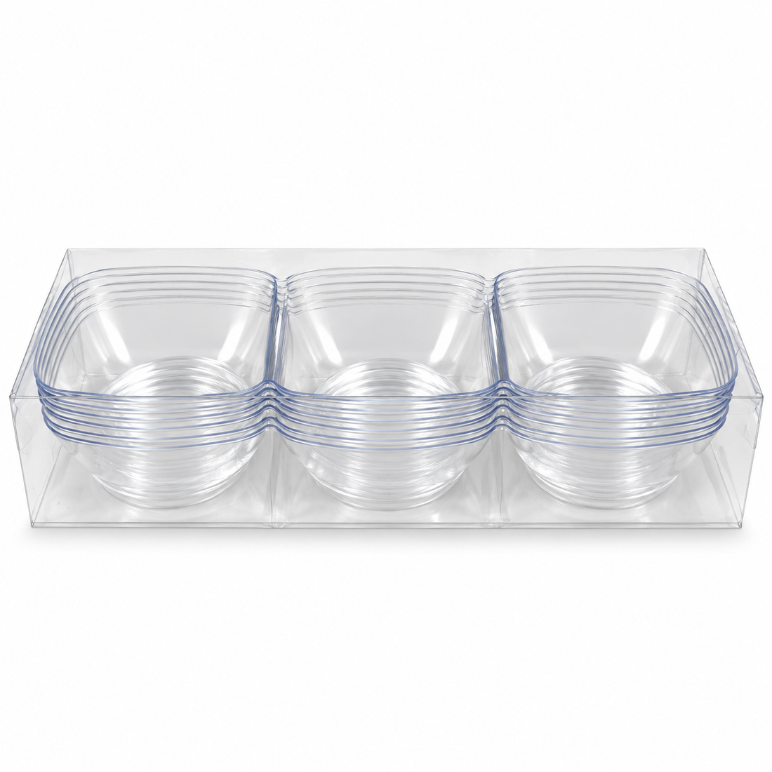 DISP. 3 PARTITION BOWL 6PCS