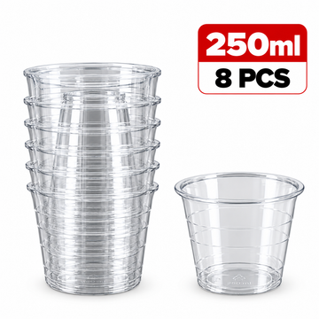 Clear Plastic Cups 8Pcs