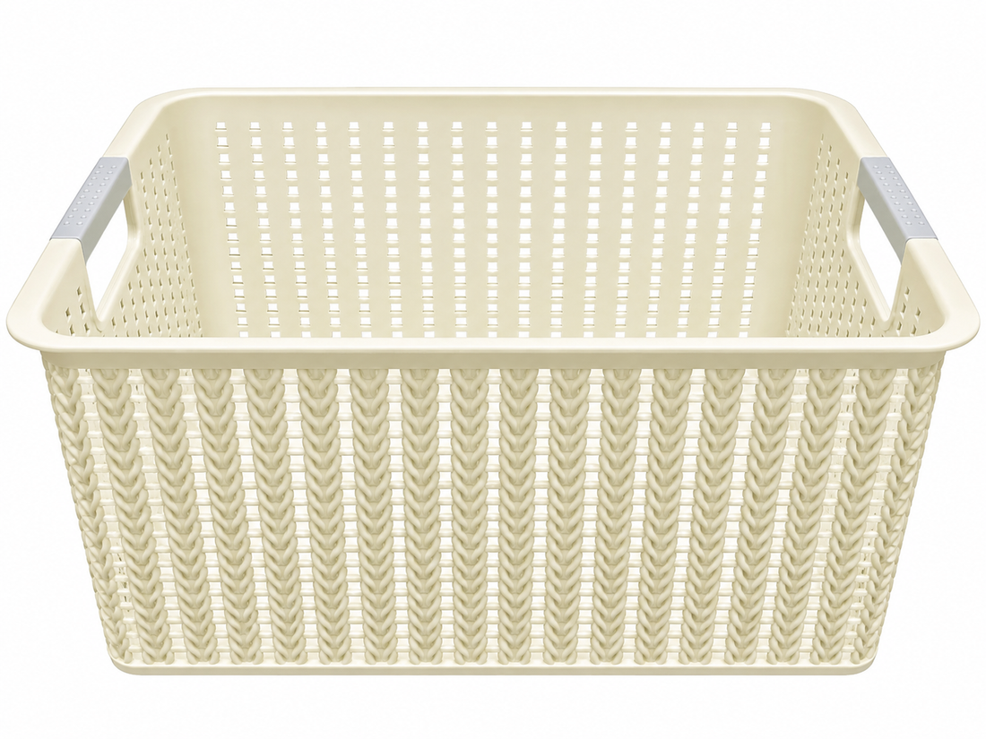 Storage Basket Small (31X22.5X17) White