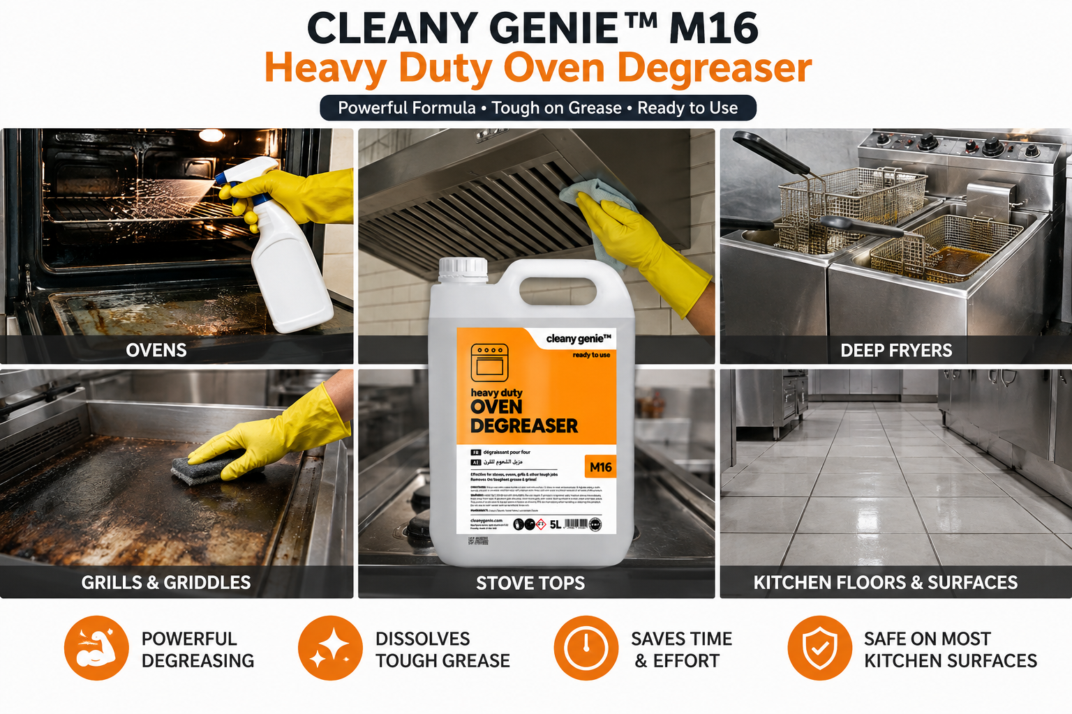 Oven Cleaner & Degreaser M16 | 5L