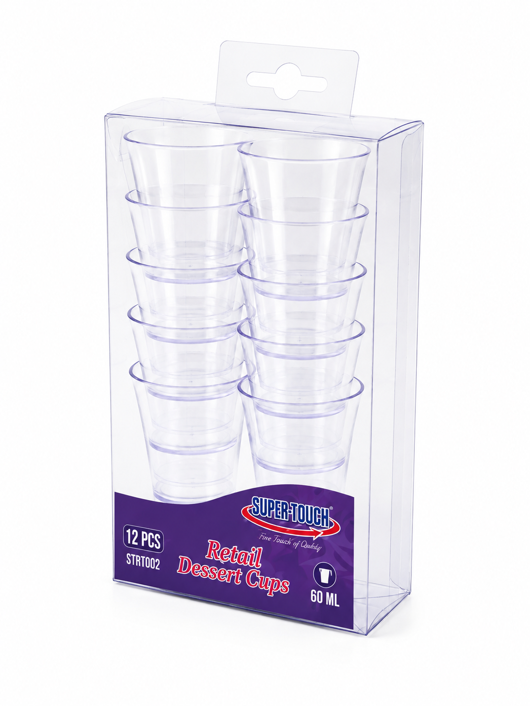 ST- RETAIL CLEAR SHORT GLASS 60 ML [ES271] 12PCS