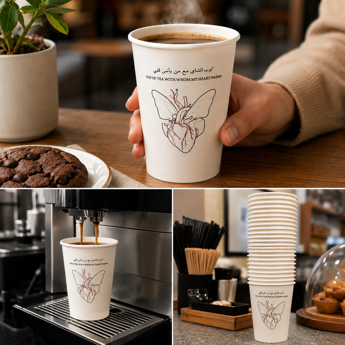 Paper Cup 9OZ 25Pcs