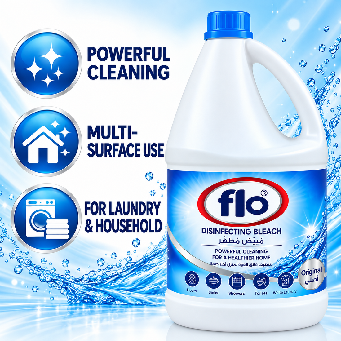 Flo Bleach 3.78ml-Pack of 4