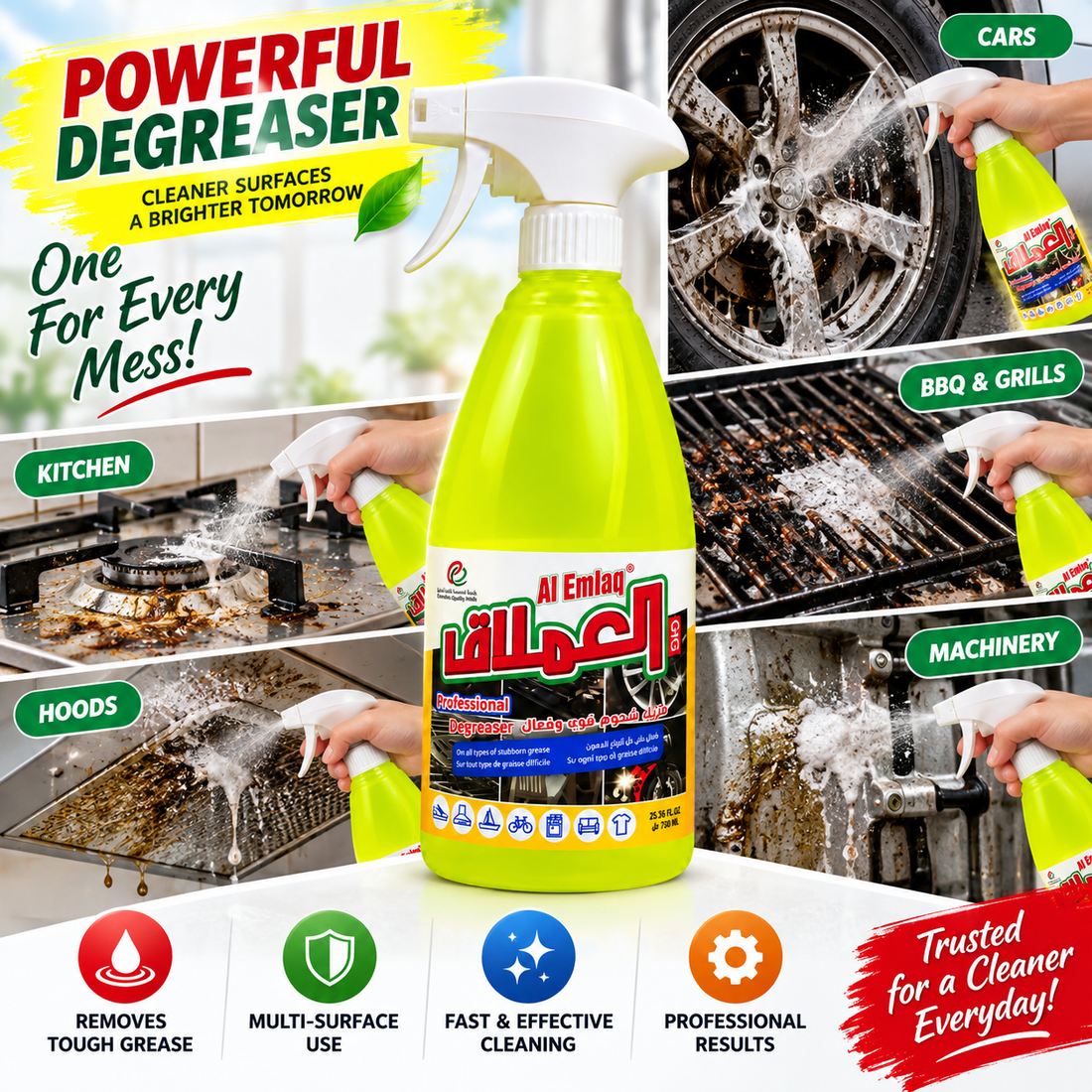 Al Emlaq Multipurpose Degreaser 750ml