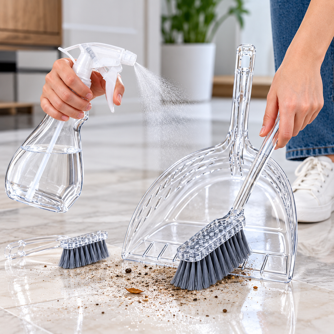 DustPan Set 4Pcs