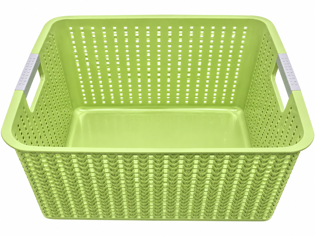Storage Baskte Medium (35X26.5X21) Green