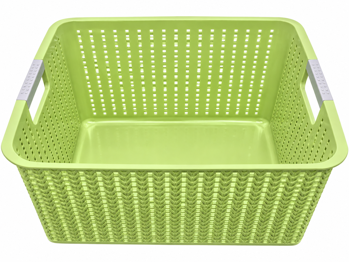Storage Baskte Medium (35X26.5X21) Green