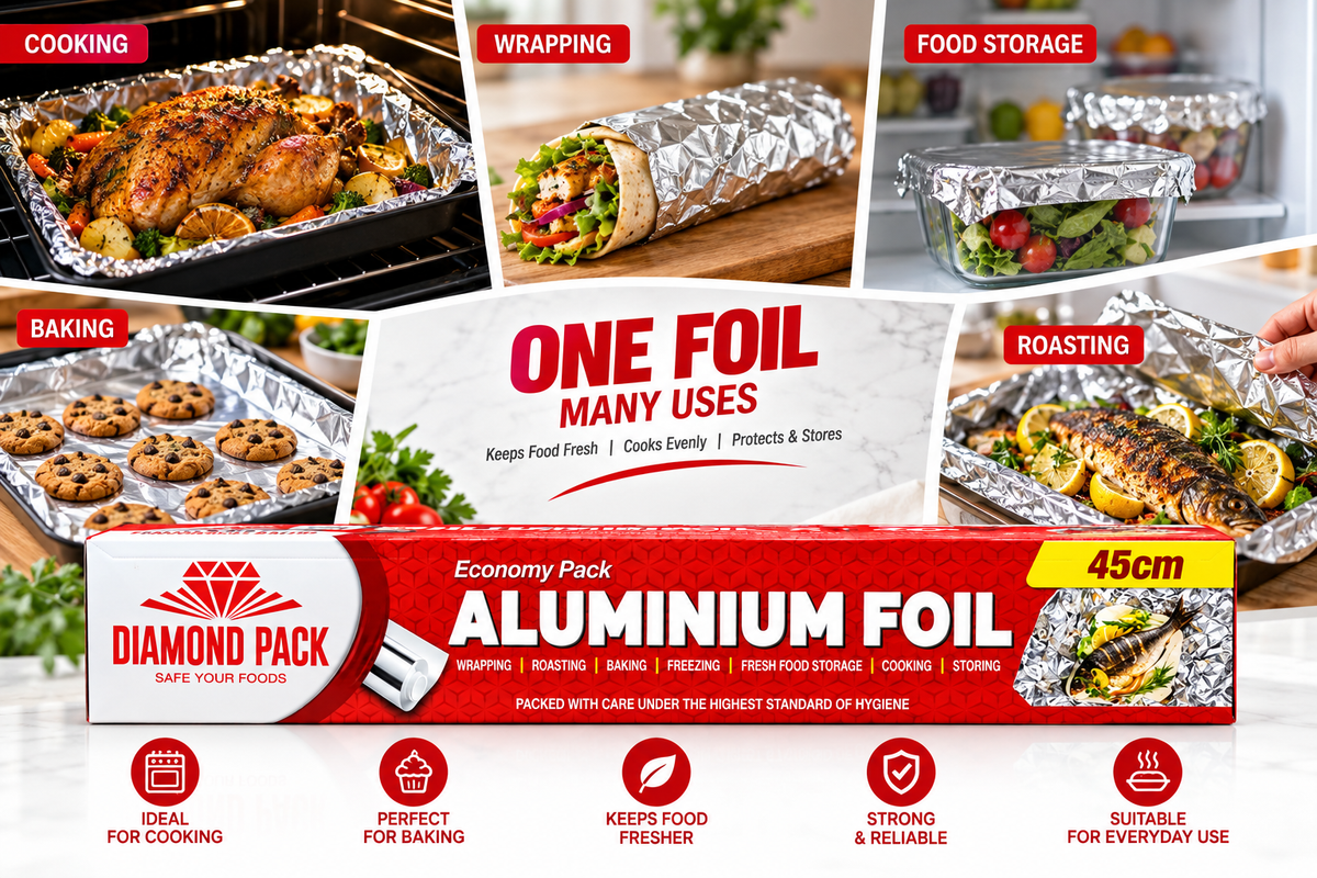 Aluminum Foil 45CM 18 MIC | 2.5KG