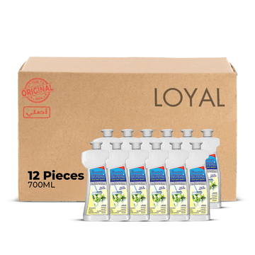 معطر جو منزلي متعدد الاستخدامات من لويال، ٧٠٠ مل، برائحة الياسمين والنعناع | عبوة من ١٢ قطعة (كرتونة)