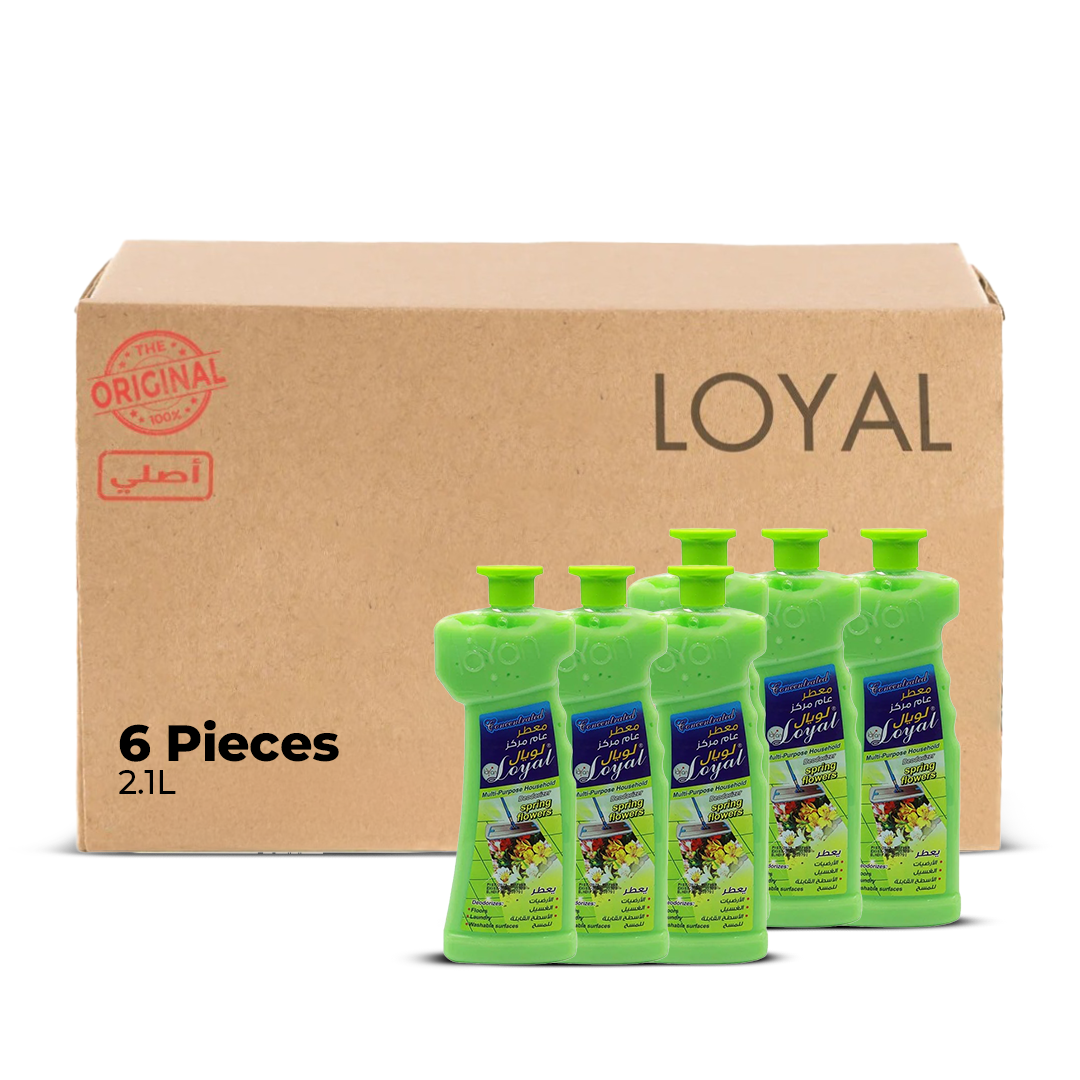 Loyal Multi Purpose Household 2.1L Spring Flowers | Pack of 6 (CTN)