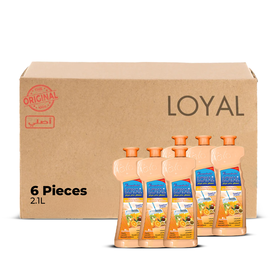 Loyal Multi Purpose Household 2.1L Tropical Fruits | Pack of 6 (CTN)