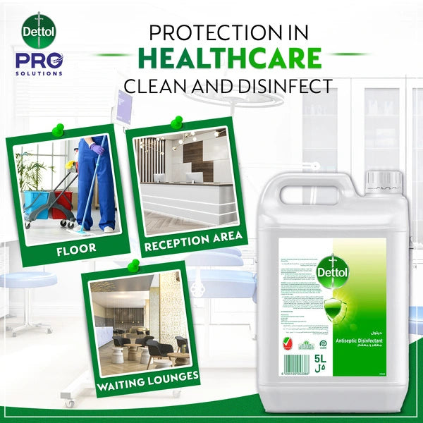 Dettol Antiseptic Liquid 5L | Pack of 2 (CTN)