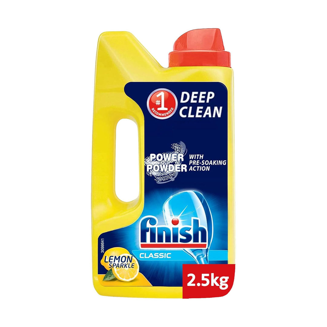 Finish Dishwashing Powder 2.5kg Lemon