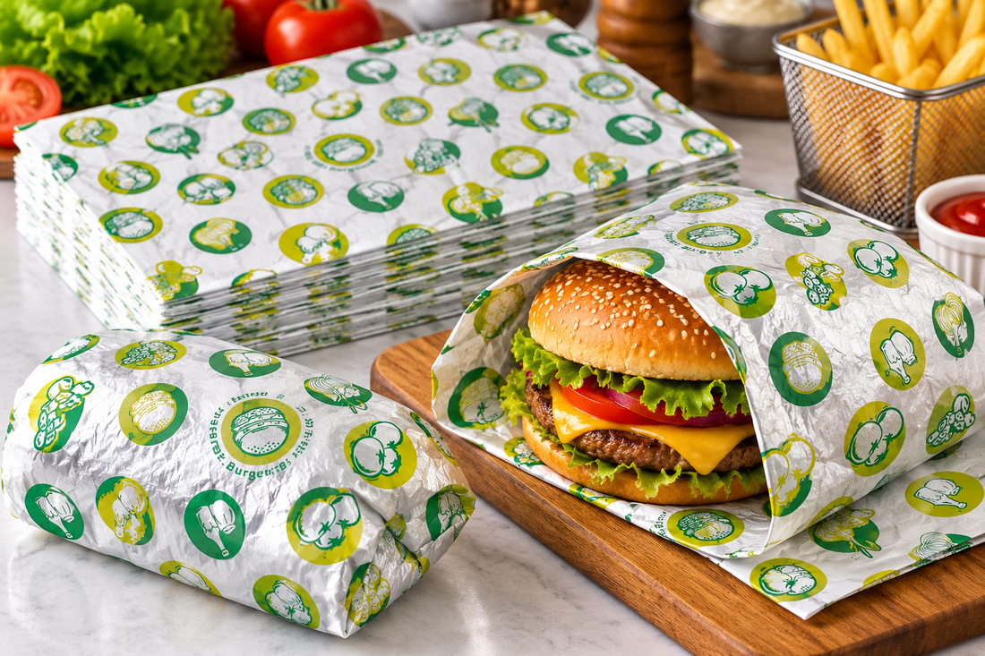 Burger Foil Wrapper 25X35CM - 500 PCS