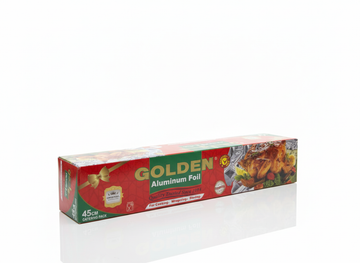 ورق ألومنيوم ذهبي 45 سم | 1.5 كجم