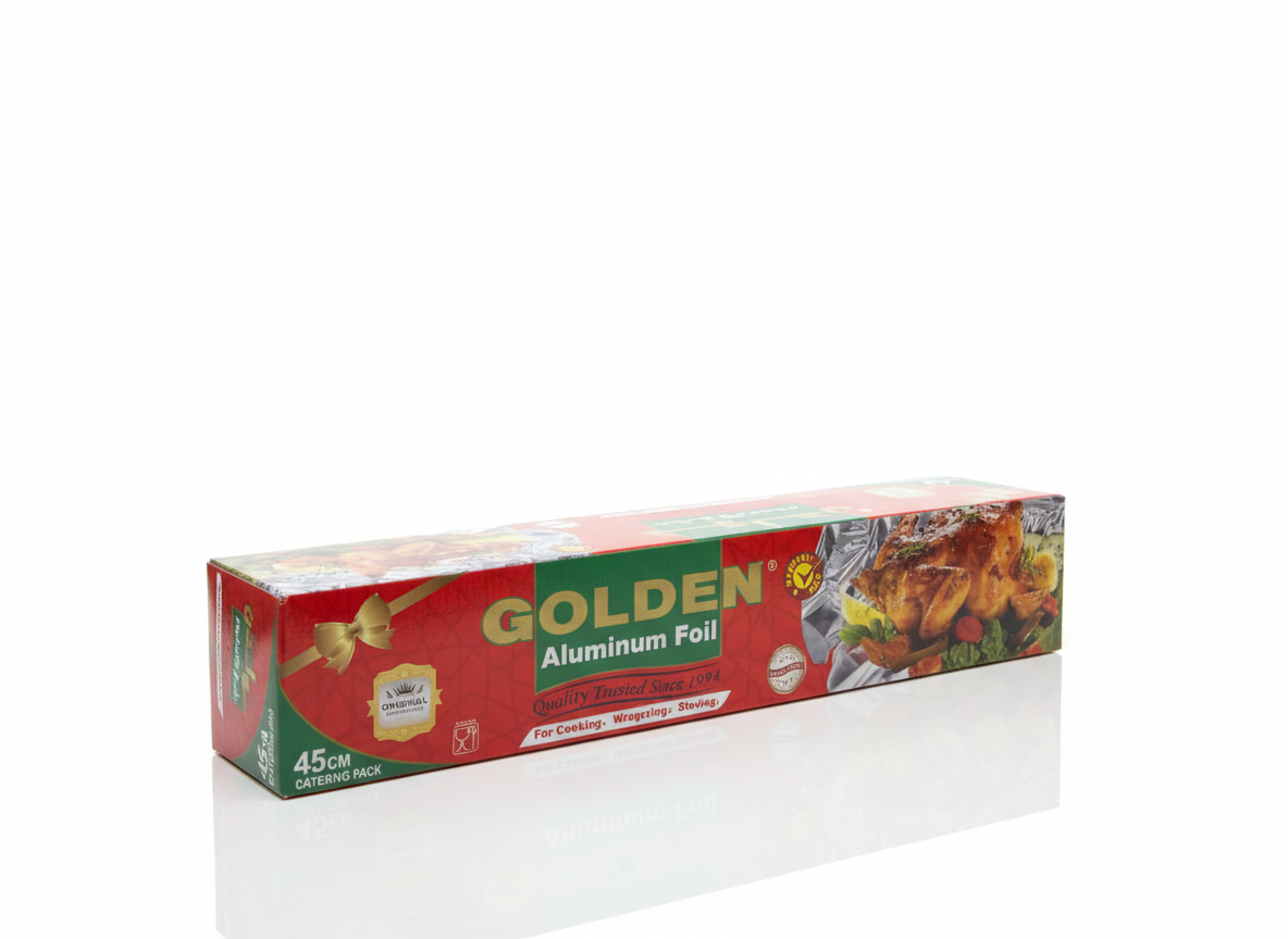 Golden Aluminum Foil 45CM | 1.5KG