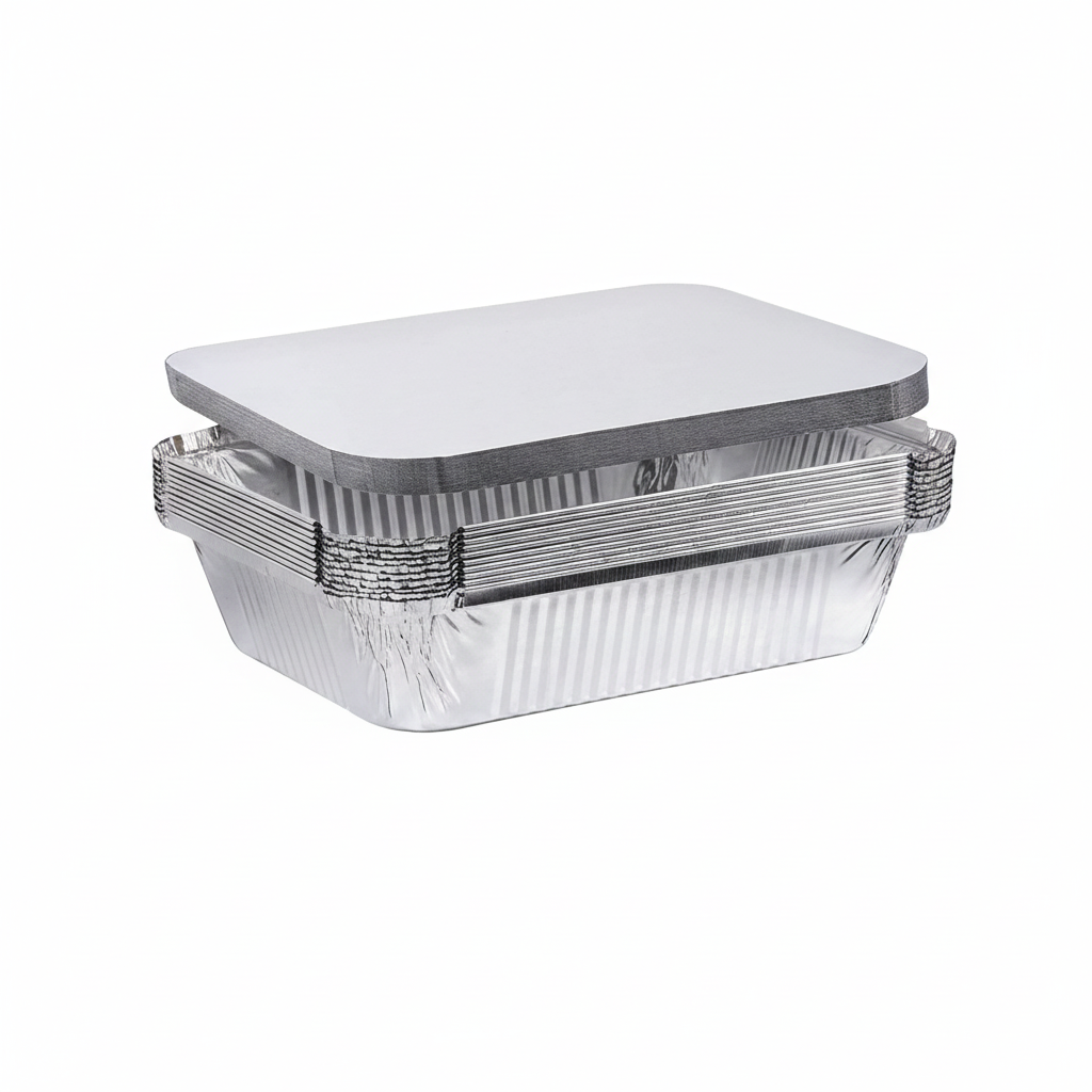8389 Aluminum Container with Lids 890 CC | 1000 PCS (CTN)