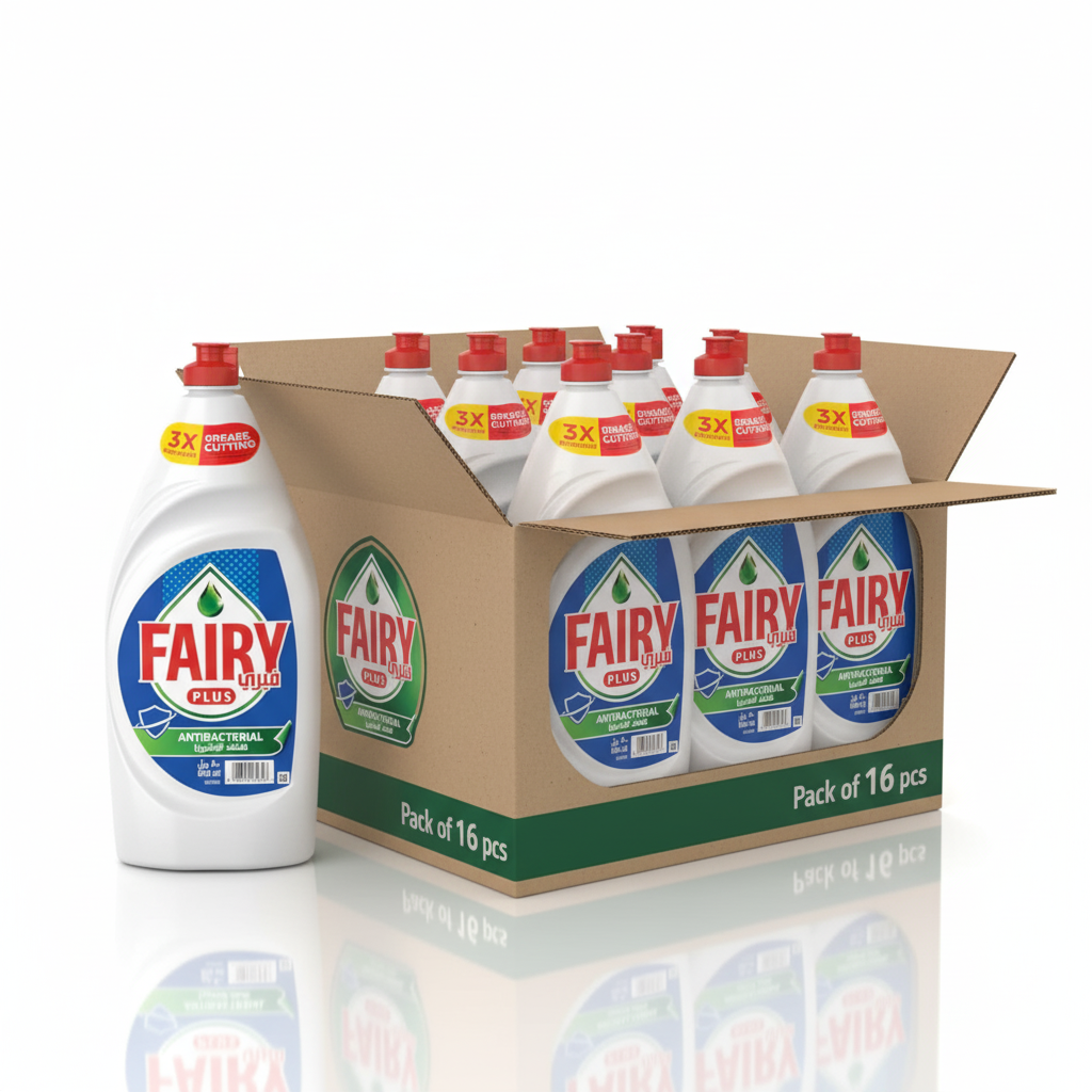 Fairy Max Plus Antibacterial  800ml-Pack of 16