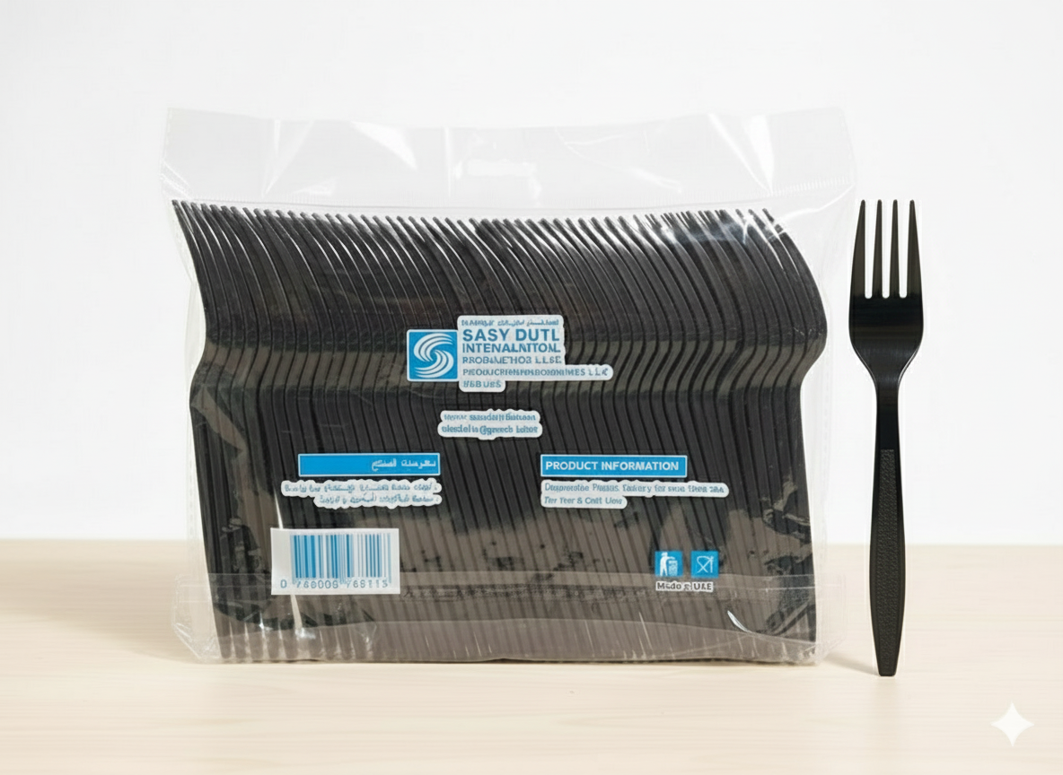 50 قطعة من الشوك البلاستيكية السوداء