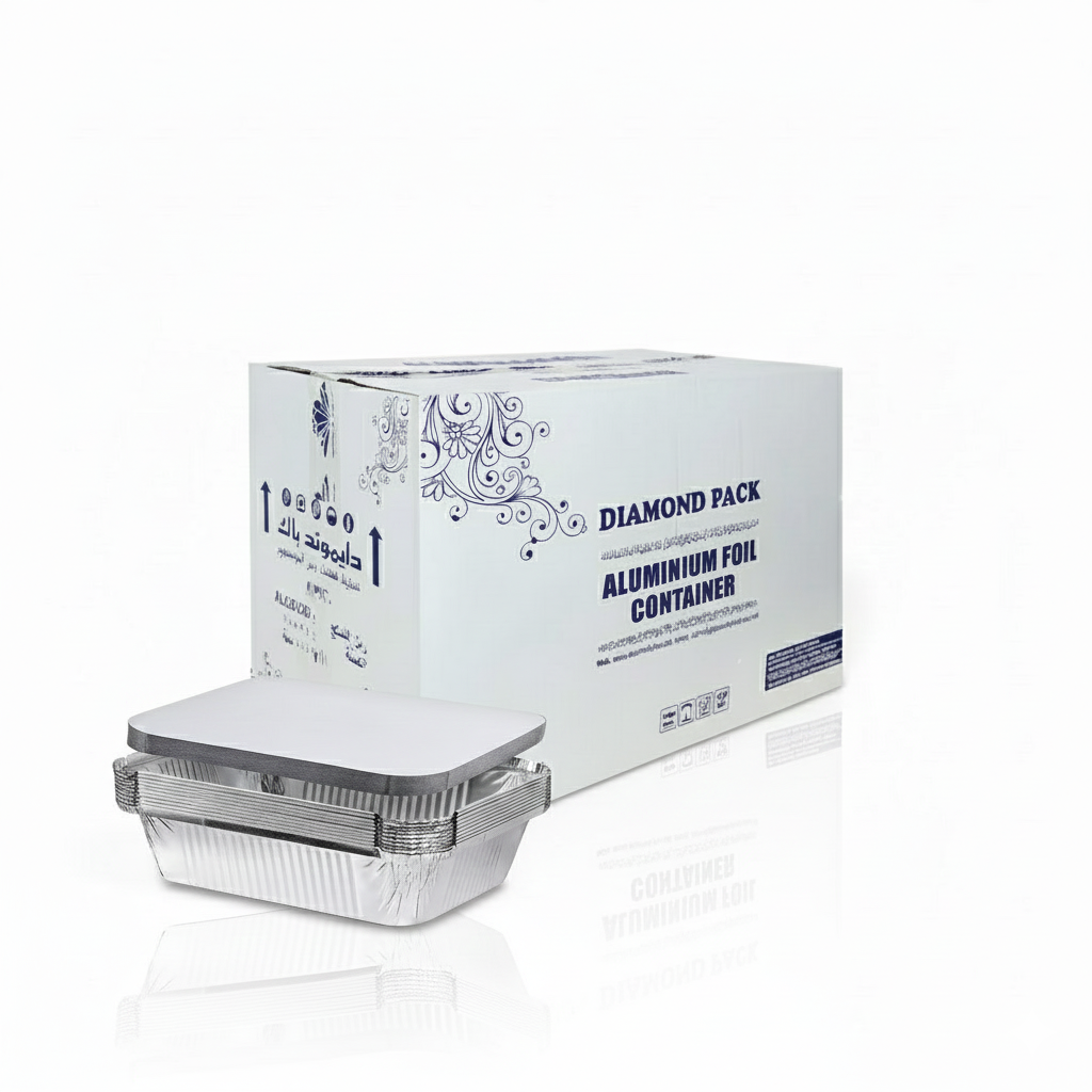 8389 Aluminum Container with Lids 890 CC | 1000 PCS (CTN)