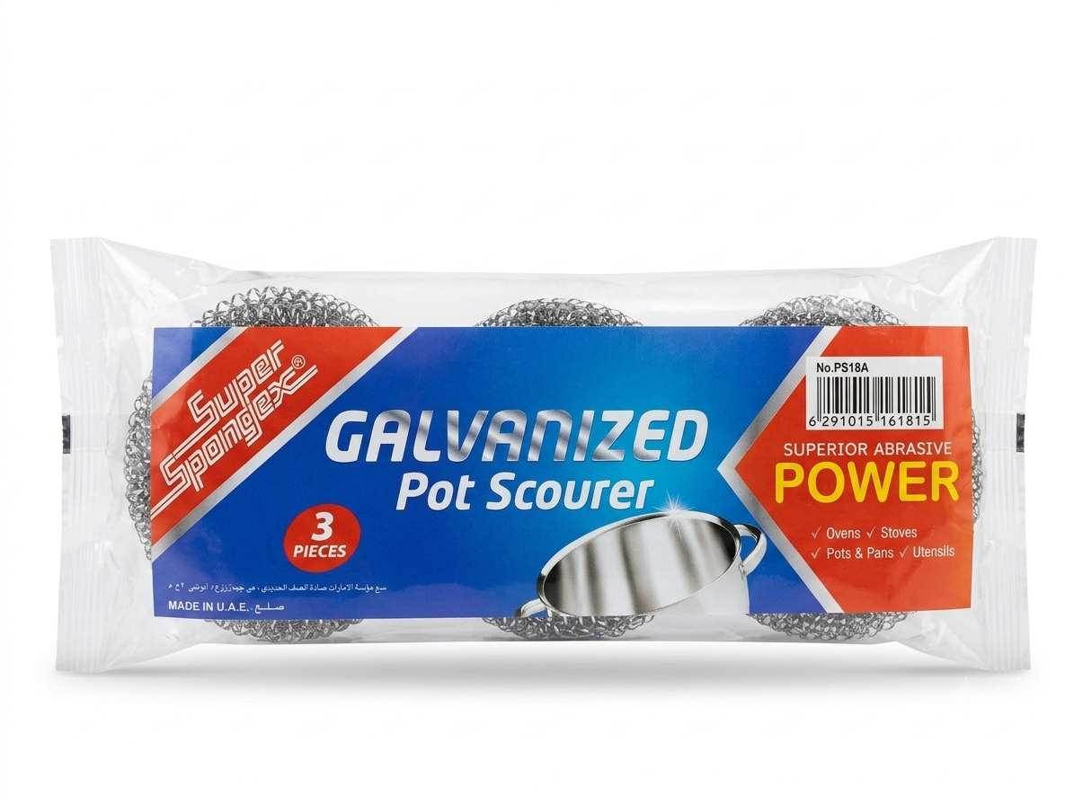 Metal Pot Scourer 3pcs