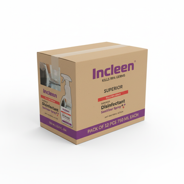 INCLEEN Sanitizer Spray 750ML -Pack of 12