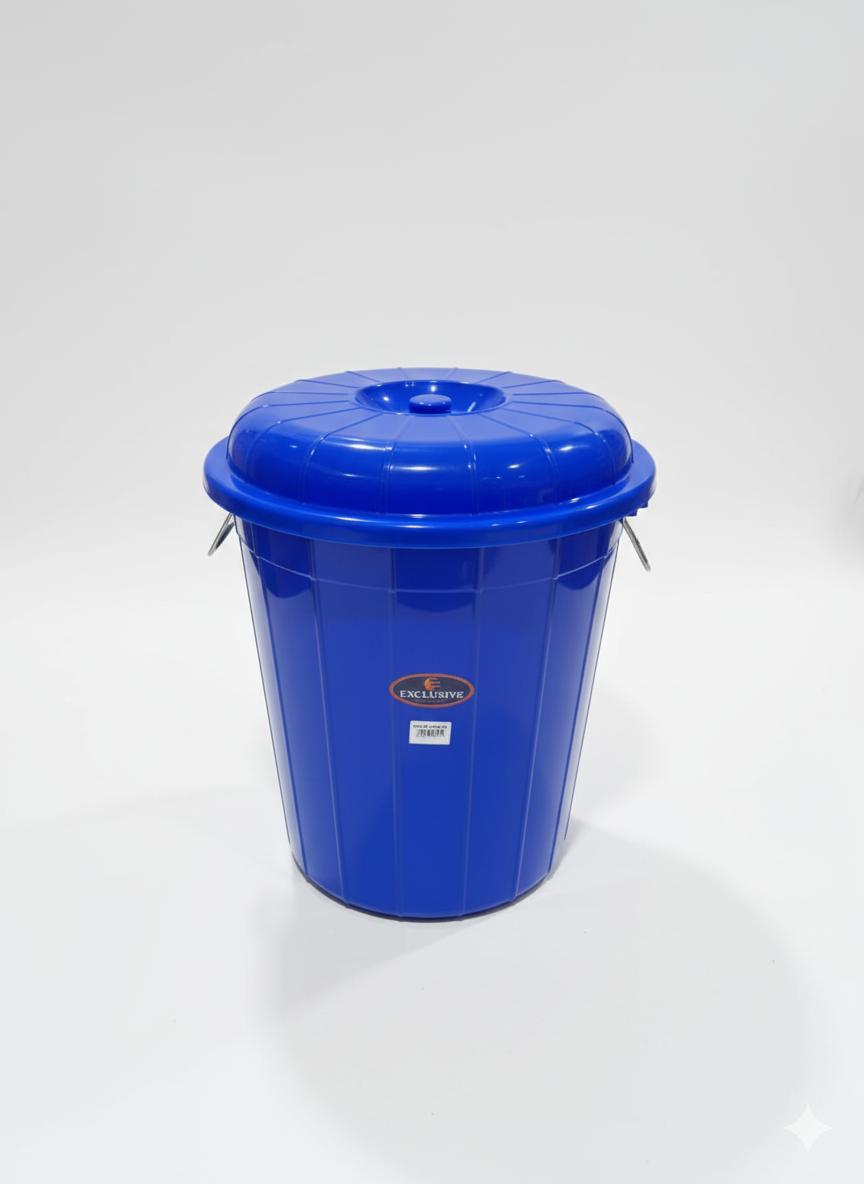 برميل بلاستيكي دائري حصري سعة 50 لترًا